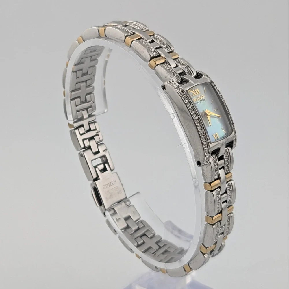Citizen Silhouette Eco-Drive MOP Swarovski Watch New Capacitor G620-S028710